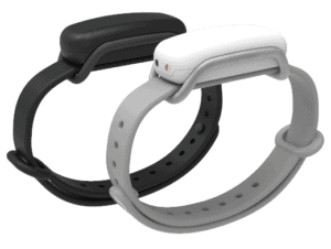 one white one black Bond Touch Bracelets - image from Bond-touch